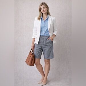 Lauren Ralph Lauren Black and White Patterned Shorts. 12. Great Condition